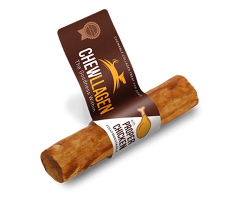 STICK COLLAGEN BOOST - Frango & Colagénio🐔 12,5cm. Fornece Colagénio natural para pele, articulações fortes e menos dores