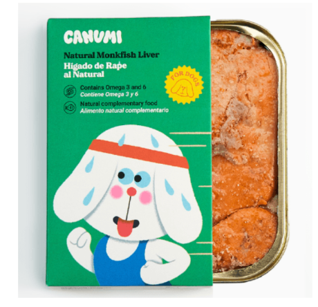 Canumi 100% natural - Foie Gras Fígado Tamboril (Superfood: Defesas Fortes, combate a doenças, mais longevidade)