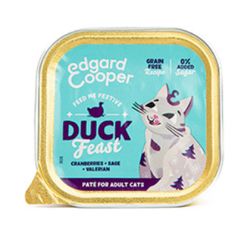 Edgard & Cooper - Paté cremoso de Pato & Arandos para gatos adultos