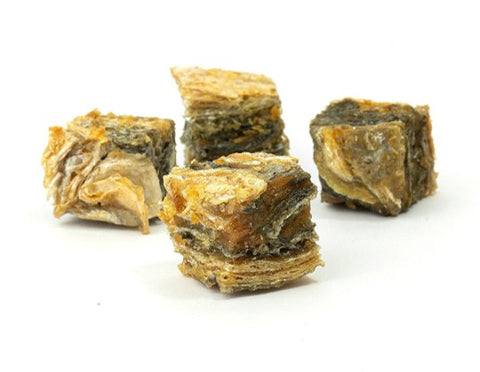 Bites Ómega PLUS - Pele Salmão 🐠 Delicia como Topper. Puro Ómega 3 Salmão