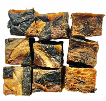 Bites Ómega PLUS - Pele Salmão 🐠 Delicia como Topper. Puro Ómega 3 Salmão
