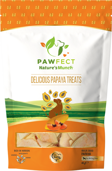 Pawfect - Treats 100% fruta fresca - Delicious Papaya 🥑