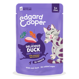 Edgard & Cooper - Saquetas Comida húmida de PATO & PERU em molho para gato