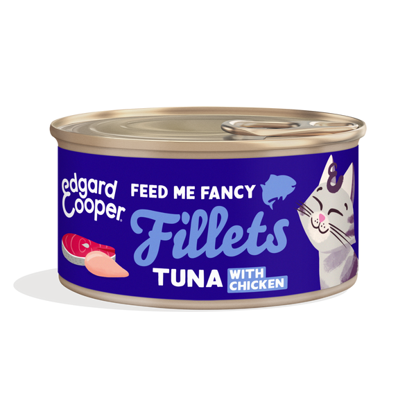 Edgard & Cooper - Fillets Tuna with Chicken (filetes Atum com Frango em caldo nutritivo)