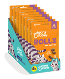 Edgard & Cooper - Treats Rolls - Chicken & turkey para gatos (sem cereais, nem açúcares, pouco calóricos) 🐓