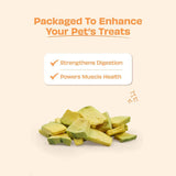 🎃Pawfect - Snacks FRESH FREEZE DRIED Plump Pumpkin (Anti-Worm Booster) (Antiparasitário e anti-diarreia)