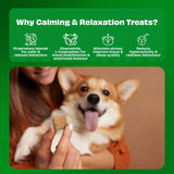 Pawfect -Snacks FRESH FREEZE DRIED - CALM & RELAXED - Cheese, banana, Pumpkin Seeds, Chamomile CBD Oil (calmante natural e reduz dores articulares)
