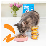 Edgard & Cooper Multipack CHUNCKS Bocadinhos em molho 8*85g (Frango x Salmão x Peru & Cordeiro) para gatos adultos