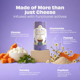 Pawfect - Snacks FRESH FREEZE DRIED - DIGESTION - Cheese, Papaya, Chamomile, Parsley & Psyllium (Probiótico natural: Anti Cólicas e sem Gases)