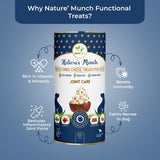 Snacks JOINT CARE - Queijo, Cúrcuma, Alcaçuz, Alfafa e Rosa Mosqueta (liofilizados - freeze air dried) (melhora saúde articulações)