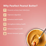 Pawfect - Peanut Butter 100% Natural com Arandos vermelhos & Canela