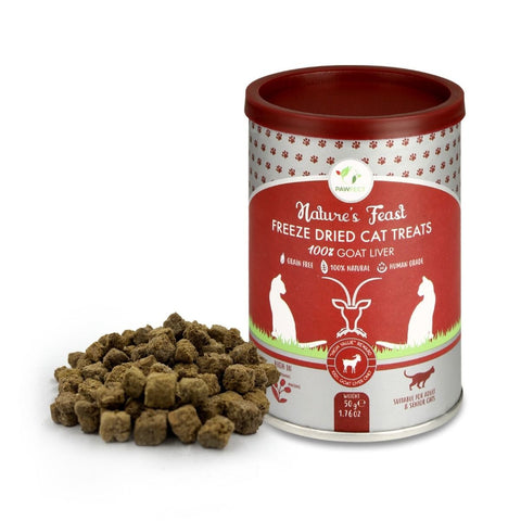 Pawfect - Snacks FRESH FREEZE DRIED Lamb Liver Treats for Cats| 100% Natural| Hypoallergenic| Easily Digestible| Grain-Free| Training Treat|  Nutrient-Rich for Vitality & Immunity| Low Fat treats