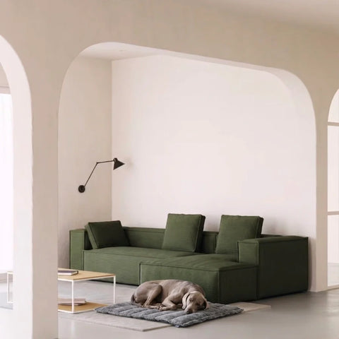 Brott Barcelona® - FURRY Roll Bed - Soft Grey