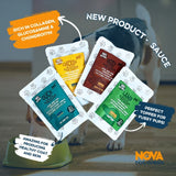 Nova Pet Health - Molho Vaca Colagénio (com caldo ossos) (Beef Collagen Sauce (with bone broth)🐂 Premium All Natural for dog’s health - High in Collagen and Protein Supports Joint & Digestion, Hydration & enhance Gut Health – Grass Fed - 100ml