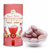 Pawfect - Yogurt Melties Pre & probióticos 🥛🍓- Morangos, maçã, raiz bardana e papaya