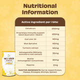 Pawfect - WILD VIGOR - DEFENDER Bites | Allergy and Immunity Supplement for Dogs | Omega 3 Boost | 100% Natural | Grain Free| Enriched with Colostrum, Turmeric, Omegas, Ashwagandha, Blue Spirulina, Quercetin & Biotin + Papaya, Pineapple & Shrimps