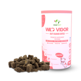 Pawfect - WILD VIGOR - GUT GUARD Bites | Probiotic Supplement for Dogs | All Natural | Grain Free | Enriched with Milk Thistle, Green Turmeric & Dandelion Root + banana, abóbora, pysllium