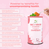 Pawfect - WILD VIGOR - GUT GUARD Bites | Probiotic Supplement for Dogs | All Natural | Grain Free | Enriched with Milk Thistle, Green Turmeric & Dandelion Root + banana, abóbora, pysllium