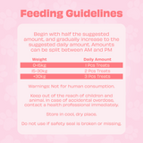 Pawfect - WILD VIGOR - GUT GUARD Bites | Probiotic Supplement for Dogs | All Natural | Grain Free | Enriched with Milk Thistle, Green Turmeric & Dandelion Root + banana, abóbora, pysllium