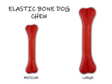 ❤️ ELASTIC BONE DOG CHEW (suave e maleável)  (para cachorros/ seniores e light chewer) ESCOVA DENTES NATURAL!