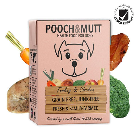 Húmidos Pooch & Mutt Perú & Frango c/ Arandos, Maçã & Papaya para cão +PROCARE (DIGESTÃO & ARTICULAÇÕES)