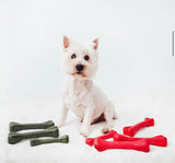 XMAS CHEWING BONE - ELASTIC (SUAVE & MALEÁVEL) p/ cachorros, seniores, cães mordedura fraca ou dentes sensiveis