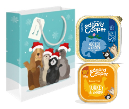 Kit Natal Edgard & Cooper Multipack Terrinas Húmidos para gato