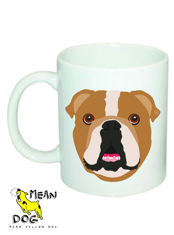 Mean Yellow Dog - MUG012 - ENGLISH BULLDOG