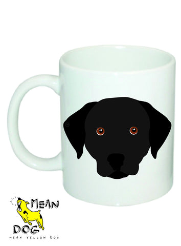 Mean Yellow Dog - MUG028 - LABRADOR BLACK