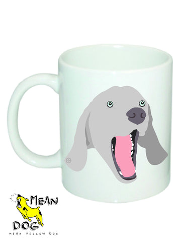 Mean Yellow Dog - MUG046 - WEIMARANER