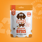 🥜 Bites NUT BUTTER (soft & squishy) (Manteiga de Amendoim-cajus & Perú do campo) para cão