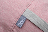 Brott  - EXTREME CONFORT & EASY CLEANING Round Bed - Soft Pink (Tecido inovador: cama anti-alérgica, impermeável de fácil limpeza!)